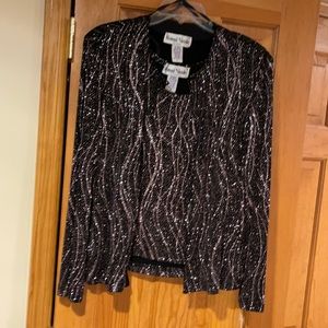 NWT 2 piece sequined cardigan set